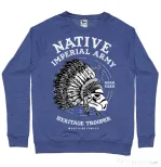 Bluza ADLER barbat Native Trooper Albastru melanj