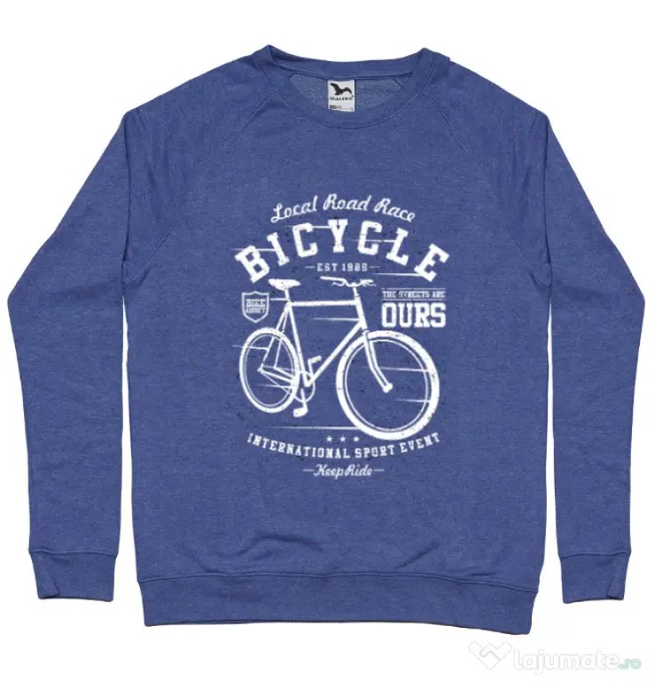 Bluza ADLER barbat Bicycle Albastru melanj