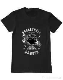 Tricou ADLER barbat Basketball Bomber Negru