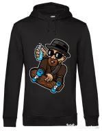Hoodie barbat cu gluga Chemical board Negru