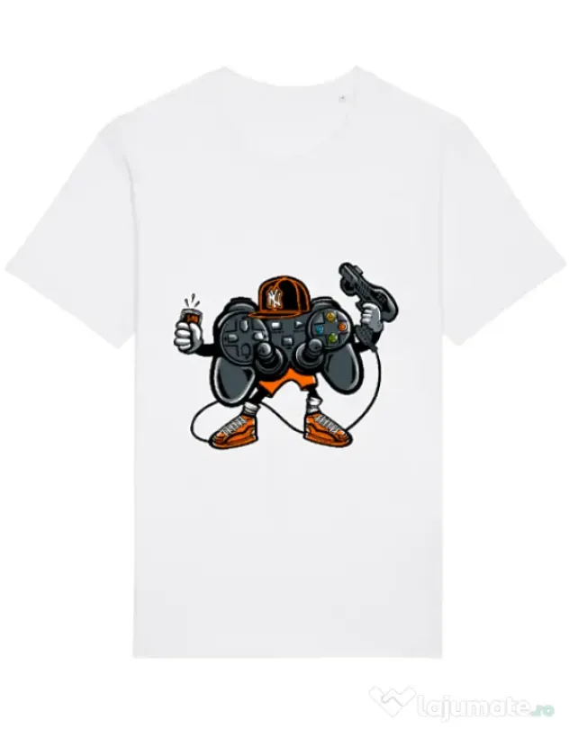 Tricou STANLEY STELLA barbat Lets play Alb