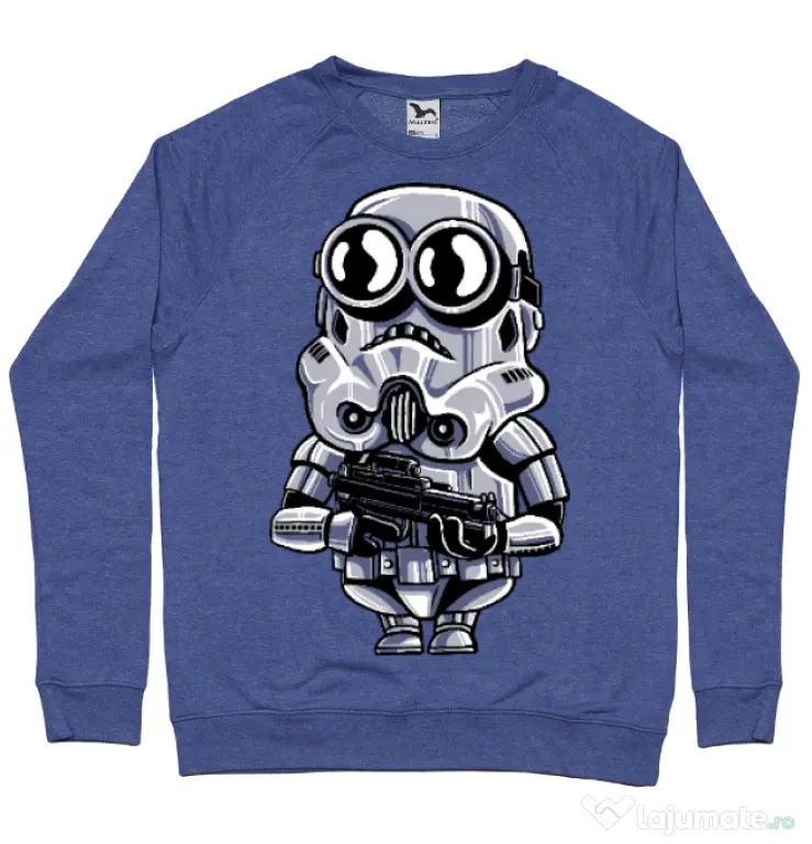 Bluza ADLER barbat Minion trooper Albastru melanj