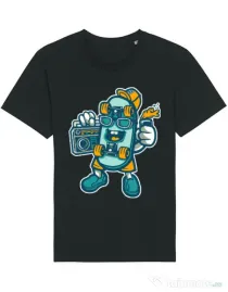 Tricou STANLEY STELLA barbat Skate bastard Negru