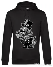 Hoodie barbat cu gluga Gramophone head Negru