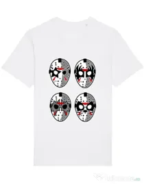 Tricou STANLEY STELLA barbat Jason Rock Faces Alb