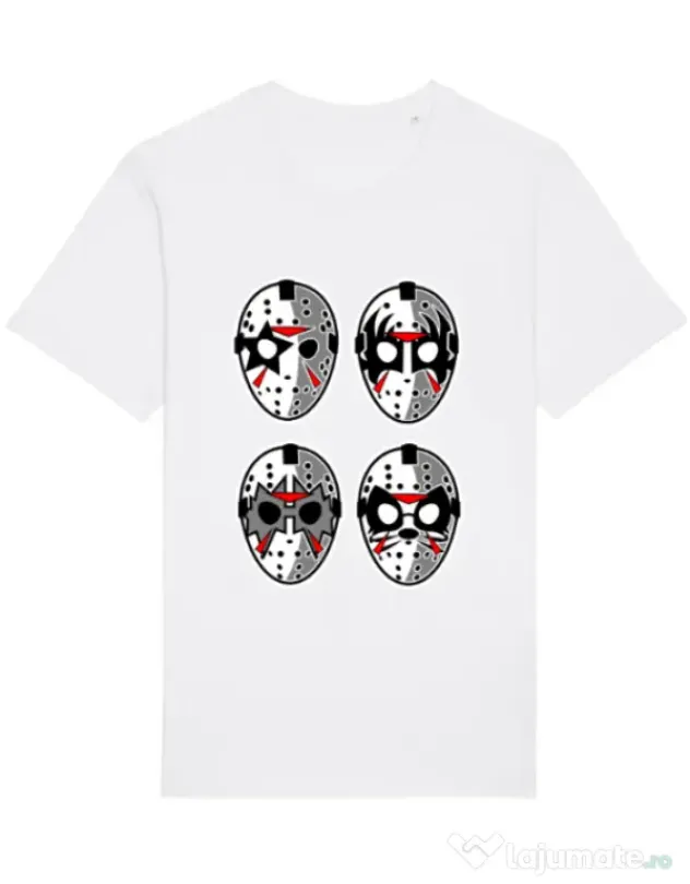 Tricou STANLEY STELLA barbat Jason Rock Faces Alb