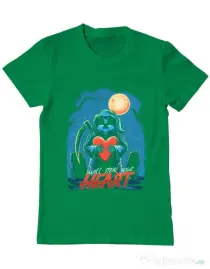 Tricou ADLER barbat Steal Heart Verde mediu
