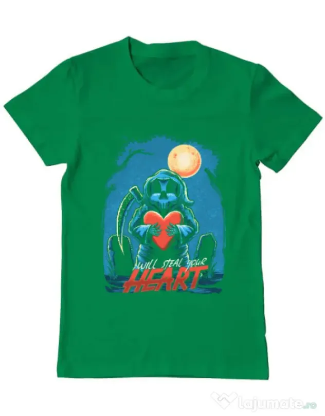 Tricou ADLER barbat Steal Heart Verde mediu