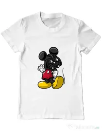 Tricou ADLER barbat Darkmouse Alb