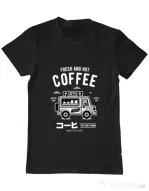 Tricou ADLER barbat Coffee Van Negru