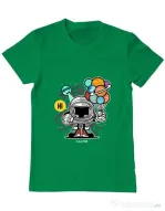 Tricou ADLER barbat Gift From Outer Space Verde mediu