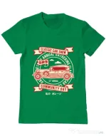 Tricou ADLER barbat Classic Car Show Verde mediu