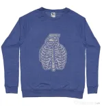 Bluza ADLER barbat Grenade Ribcage Albastru melanj