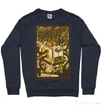 Bluza ADLER barbat Robot Toaster Denim inchis