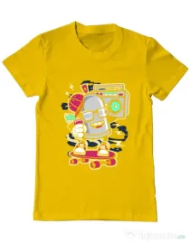 Tricou ADLER barbat Street Bomber Galben