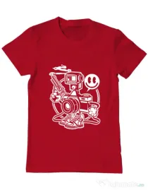 Tricou ADLER barbat Shooter Rosu