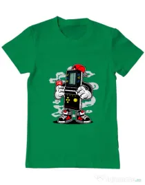 Tricou ADLER barbat Brick Gamers Verde mediu