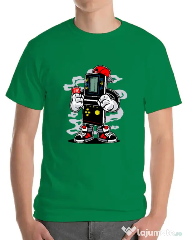 Tricou ADLER barbat Brick Gamers Verde mediu