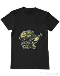 Tricou ADLER barbat Soldier Negru