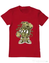 Tricou ADLER barbat Grenade Rosu