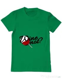 Tricou ADLER barbat Wine not Verde mediu