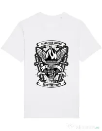 Tricou STANLEY STELLA barbat Torch Alb