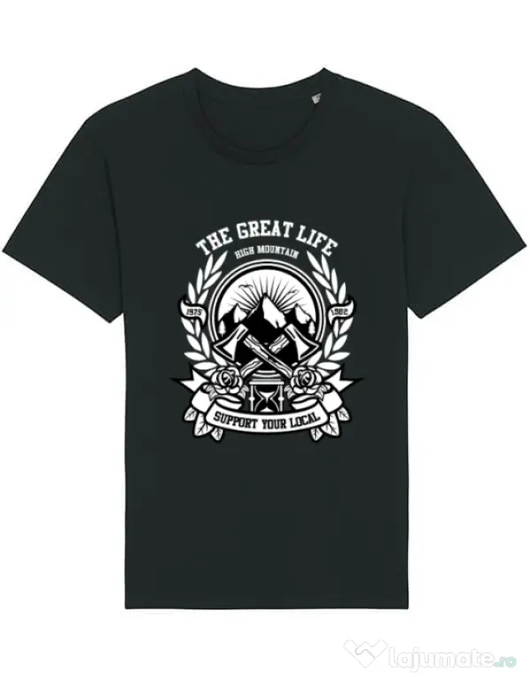 Tricou STANLEY STELLA barbat Axe Negru