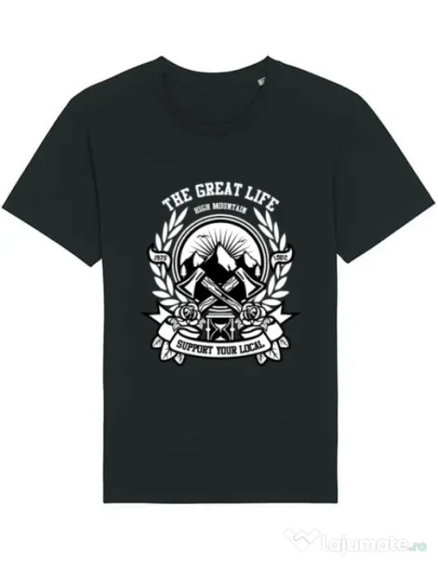 Tricou STANLEY STELLA barbat Axe Negru