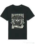Tricou STANLEY STELLA barbat In Barbers We Trust Negru