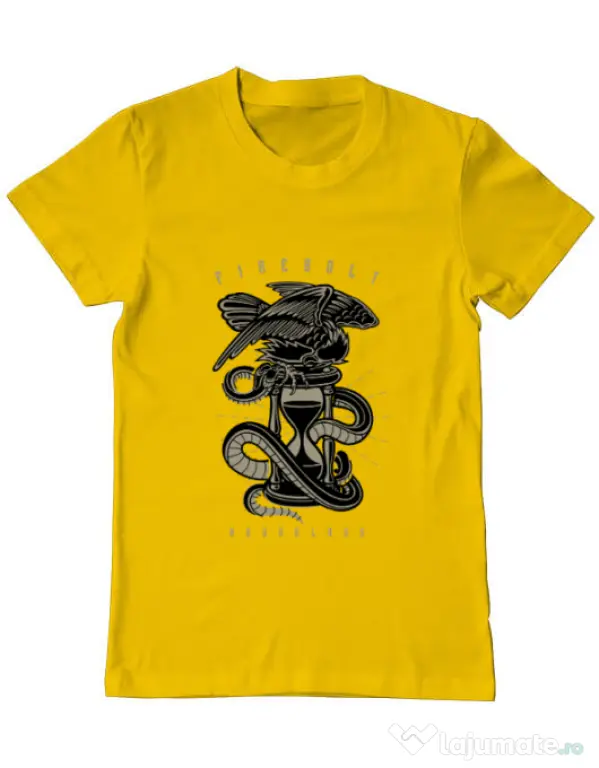Tricou ADLER barbat Hourglass Galben