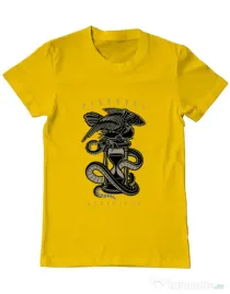 Tricou ADLER barbat Hourglass Galben