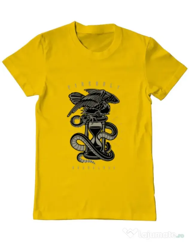 Tricou ADLER barbat Hourglass Galben