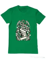 Tricou ADLER barbat Heart and Anchor Verde mediu