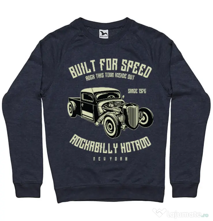 Bluza ADLER barbat Built For Speed Denim inchis