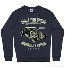 Bluza ADLER barbat Built For Speed Denim inchis