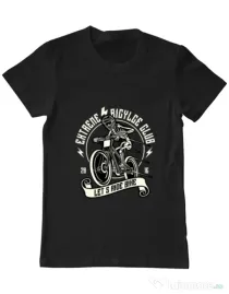 Tricou ADLER barbat Lets Ride Bike Negru