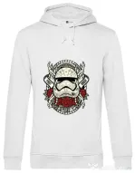 Hoodie barbat cu gluga Sugar Skull Trooper Alb