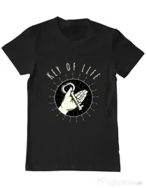 Tricou ADLER barbat Key Of Life Negru