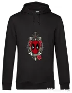 Hoodie barbat cu gluga Hard To Kill Negru