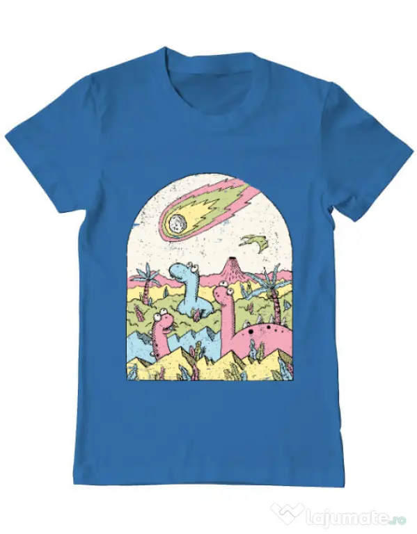 Tricou ADLER barbat Asteroid Albastru azuriu