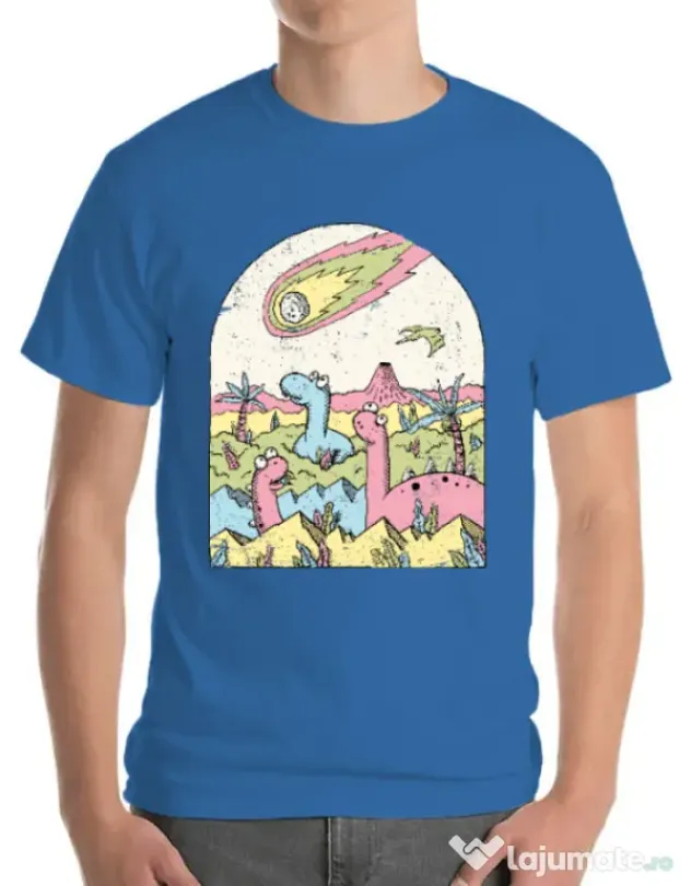 Tricou ADLER barbat Asteroid Albastru azuriu