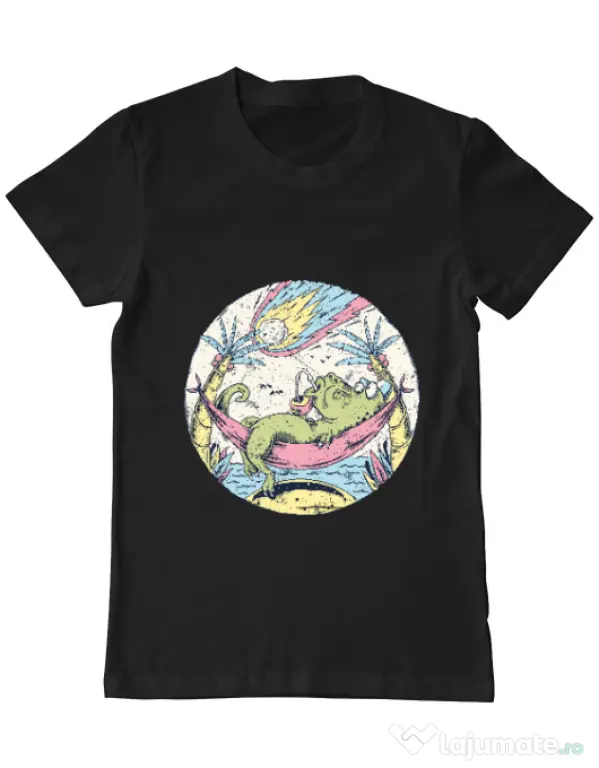 Tricou ADLER barbat Asteroid Day Negru