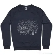 Bluza ADLER barbat Wander Denim inchis 