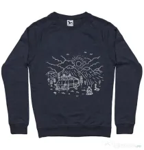 Bluza ADLER barbat Wander Denim inchis