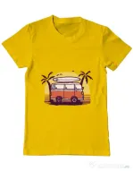 Tricou ADLER barbat Sunset Van Galben