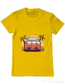 Tricou ADLER barbat Sunset Van Galben