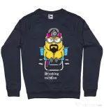 Bluza ADLER barbat Breaking Minion Denim inchis