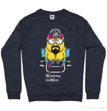 Bluza ADLER barbat Breaking Minion Denim inchis