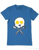 Tricou ADLER barbat Eggskull Albastru azuriu