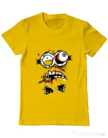 Tricou ADLER barbat Zombienion Galben